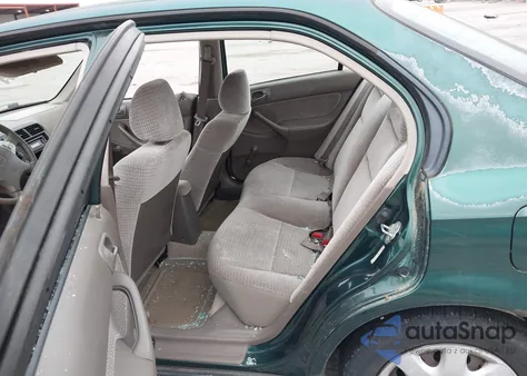 2000 Honda Civic Value Package from USA, damaged, VIN 2HGEJ6615YH532794